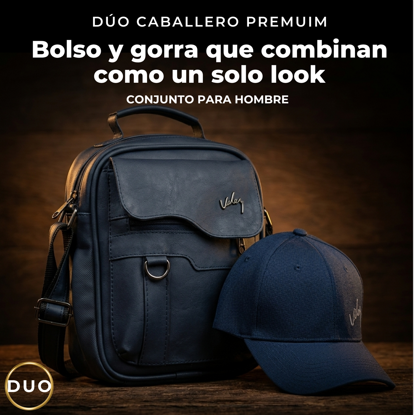 Duo Premium Bolso Carriel + Gorra